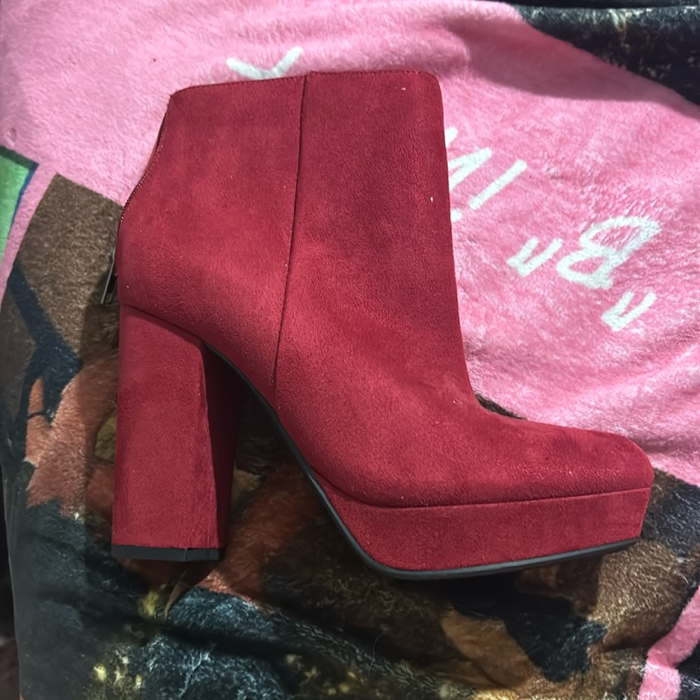 red boots Size 10